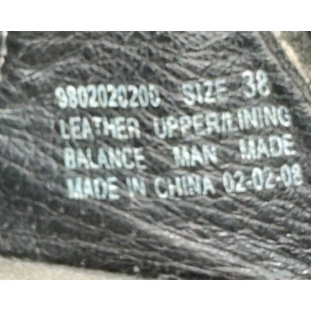 Dansko Sandals Womens 38 Sela Cross Strap Slip On Wedge Slide Black Leather - Picture 7 of 7